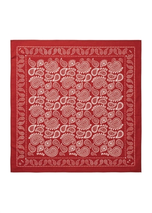 Paisley solid soft cotton scarf Winery Mads Nørgaard